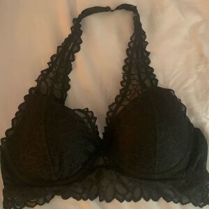 Victoria's Secret Pink Bralette black lace